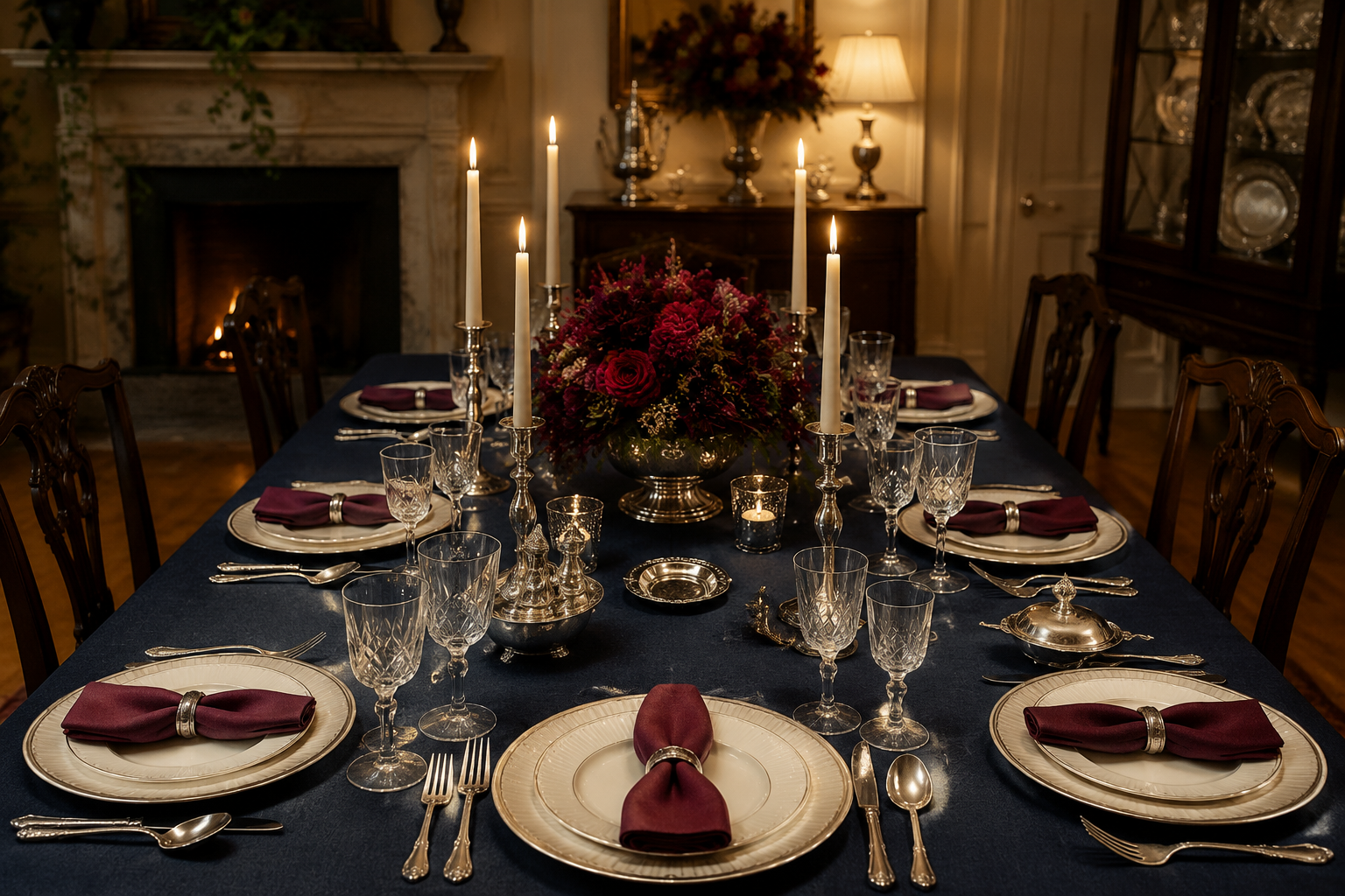 Dinner for Six table setting