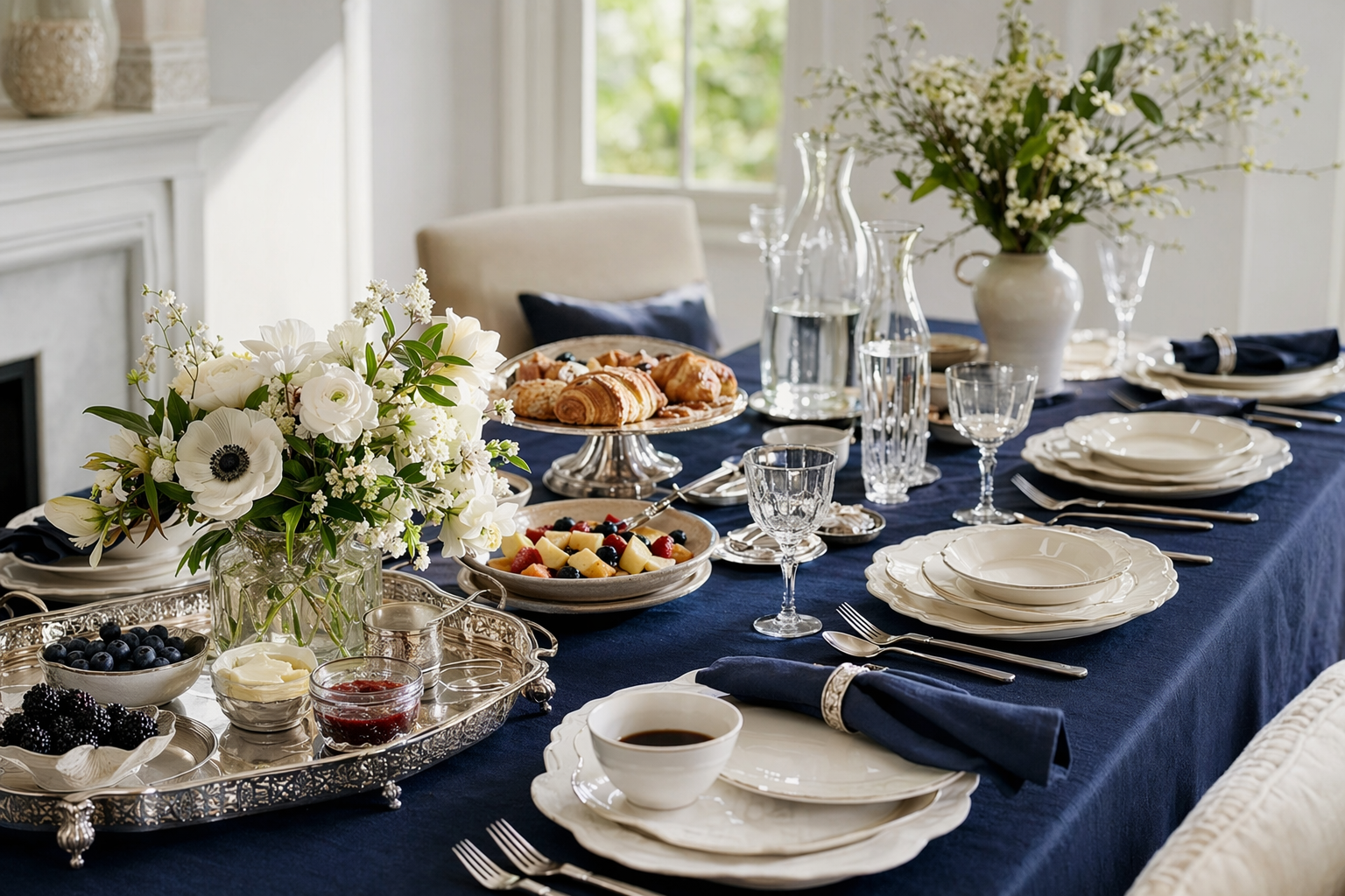 Guest Weekend table setting